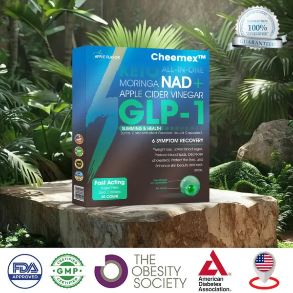 [Official Authorized Store] Cheemex™ GLP-1 Slimming & Health Ultra Concentrated Essence Liquid Pearls – NAD+ Moringa & ACV (✅speedy, long-lasting, addressing diabetes, obesity, and cardiovascular diseases) – ⚡Developed by the Obesity Society