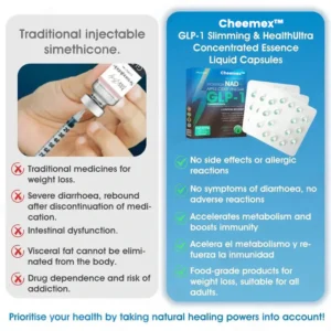 [Official Authorized Store] Cheemex™ GLP-1 Slimming & Health Ultra Concentrated Essence Liquid Pearls – NAD+ Moringa & ACV (✅speedy, long-lasting, addressing diabetes, obesity, and cardiovascular diseases) – ⚡Developed by the Obesity Society