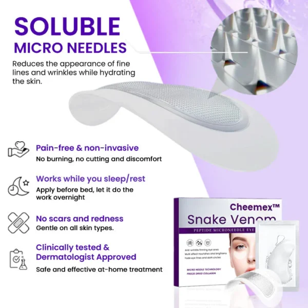 ✨Cheemex™ Snake Venom Peptide Microneedle Eye Patch✨