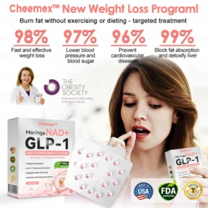 Official Authorized Store – Cheemex™ GLP-1 High-Concentration Liquid Pearls –NAD+ • Moringa • HCA(Weight Loss, Anti-Aging, Gut & Immune Support, Blood Sugar Balance, Heart & Brain Health) ⚡Developed by Experts in Metabolic & Cardiovascular Science