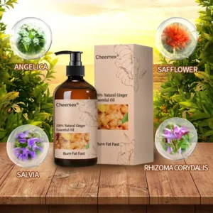 🔥 𝐂𝐥𝐢𝐧𝐢𝐜𝐚𝐥𝐥𝐲 𝐒𝐭𝐮𝐝𝐢𝐞𝐝 | 𝐎𝐟𝐟𝐢𝐜𝐢𝐚𝐥 𝐒𝐭𝐨𝐫𝐞 | Cheemex® 𝐆𝐢𝐧𝐠𝐞𝐫 𝐒𝐥𝐢𝐦𝐦𝐢𝐧𝐠 𝐎𝐢𝐥 – 🌿𝐁𝐞𝐥𝐥𝐲 𝐅𝐚𝐭, 𝐁𝐥𝐨𝐚𝐭𝐢𝐧𝐠, 𝐂𝐞𝐥𝐥𝐮𝐥𝐢𝐭𝐞, 𝐒𝐥𝐨𝐰 𝐌𝐞𝐭𝐚𝐛𝐨𝐥𝐢𝐬𝐦, 𝐋𝐲𝐦𝐩𝐡𝐚𝐭𝐢𝐜 𝐒𝐭𝐚𝐠𝐧𝐚𝐭𝐢𝐨𝐧 & 𝐌𝐨𝐫𝐞