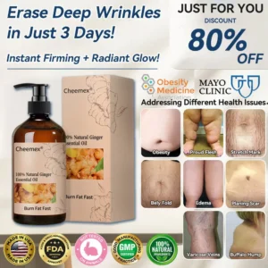 🔥 𝐂𝐥𝐢𝐧𝐢𝐜𝐚𝐥𝐥𝐲 𝐒𝐭𝐮𝐝𝐢𝐞𝐝 | 𝐎𝐟𝐟𝐢𝐜𝐢𝐚𝐥 𝐒𝐭𝐨𝐫𝐞 | Cheemex® 𝐆𝐢𝐧𝐠𝐞𝐫 𝐒𝐥𝐢𝐦𝐦𝐢𝐧𝐠 𝐎𝐢𝐥 – 🌿𝐁𝐞𝐥𝐥𝐲 𝐅𝐚𝐭, 𝐁𝐥𝐨𝐚𝐭𝐢𝐧𝐠, 𝐂𝐞𝐥𝐥𝐮𝐥𝐢𝐭𝐞, 𝐒𝐥𝐨𝐰 𝐌𝐞𝐭𝐚𝐛𝐨𝐥𝐢𝐬𝐦, 𝐋𝐲𝐦𝐩𝐡𝐚𝐭𝐢𝐜 𝐒𝐭𝐚𝐠𝐧𝐚𝐭𝐢𝐨𝐧 & 𝐌𝐨𝐫𝐞