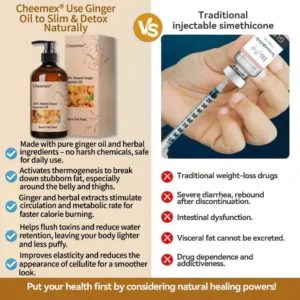 🔥 𝐂𝐥𝐢𝐧𝐢𝐜𝐚𝐥𝐥𝐲 𝐒𝐭𝐮𝐝𝐢𝐞𝐝 | 𝐎𝐟𝐟𝐢𝐜𝐢𝐚𝐥 𝐒𝐭𝐨𝐫𝐞 | Cheemex® 𝐆𝐢𝐧𝐠𝐞𝐫 𝐒𝐥𝐢𝐦𝐦𝐢𝐧𝐠 𝐎𝐢𝐥 – 🌿𝐁𝐞𝐥𝐥𝐲 𝐅𝐚𝐭, 𝐁𝐥𝐨𝐚𝐭𝐢𝐧𝐠, 𝐂𝐞𝐥𝐥𝐮𝐥𝐢𝐭𝐞, 𝐒𝐥𝐨𝐰 𝐌𝐞𝐭𝐚𝐛𝐨𝐥𝐢𝐬𝐦, 𝐋𝐲𝐦𝐩𝐡𝐚𝐭𝐢𝐜 𝐒𝐭𝐚𝐠𝐧𝐚𝐭𝐢𝐨𝐧 & 𝐌𝐨𝐫𝐞