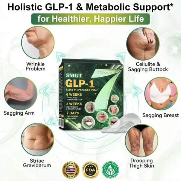 🌿Cheemex® SMGT-GLP-1 Nano Patch | Needle-Free Support for Weight, Glucose, Sleep & Joint Wellness 💪