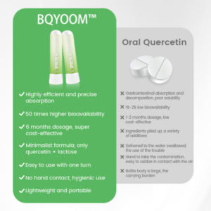 BQYOOM™ SpireFresh Quercetin Lung Detox Inhaler