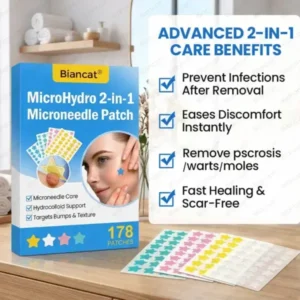 Biancat® MicroHydro 2-in-1 Microneedle Patch