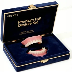 Ends Today: 75% OFF! ⏰EETTSY™ Medical Full Denture with Strong Suctiond Custom-Fit Full Functional Dentures🦷