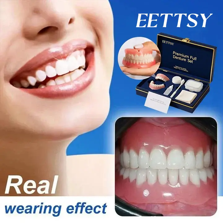Ends Today: 75% OFF! ⏰EETTSY™ Medical Full Denture with Strong Suctiond Custom-Fit Full Functional Dentures🦷