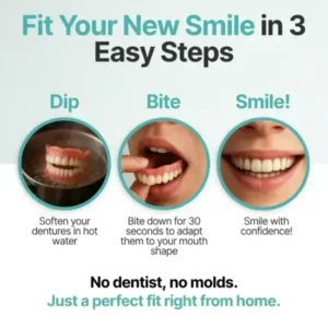 ⏰Ends Today: 70% OFF! 🌎KLENIMORE™ Custom-Fit Dentures— Designed for Comfort and a Natural-Looking Smile