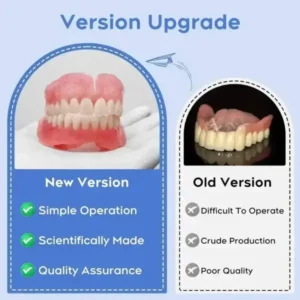 🔥Limited Time 50% OFF： 2nd ltem 60% Off🔥HazyGalaxy® Medical Full Denture with Strong Suction ✅ Made and Shipped from the USA🍀