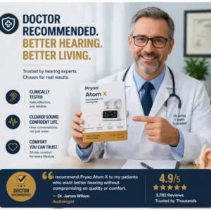 Pryxo™ Smart AI Hearing Aid 2026 | Clear Sound